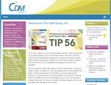 Tablet Screenshot of cdmgroup.com